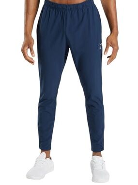 Gymshark Navy Slim Fit Arrival Joggers in Navy Blue